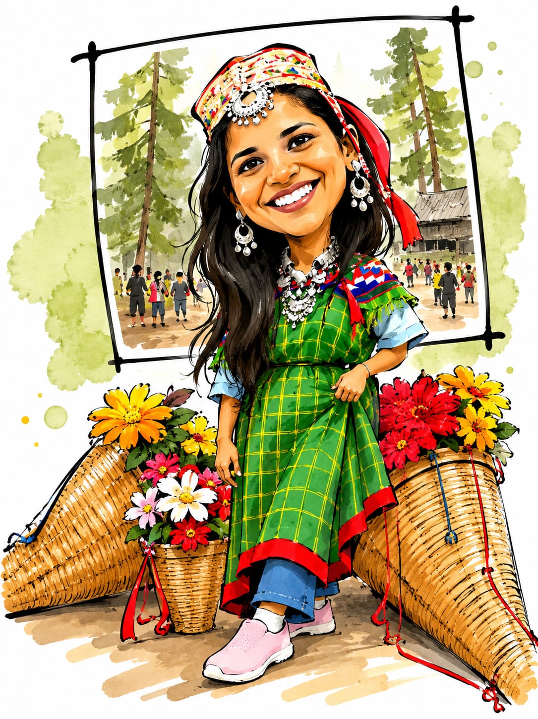 Caricature illustration